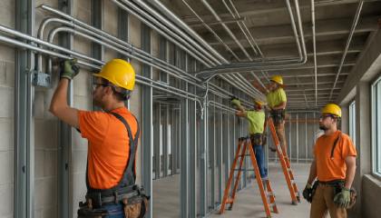Air conditioning installation